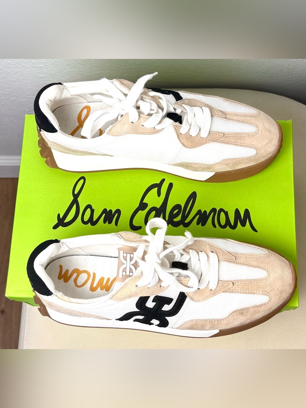 SAM EDELMAN Langley Tennis Shoes / Sneakers 9.5 - Picture 4 of 11
